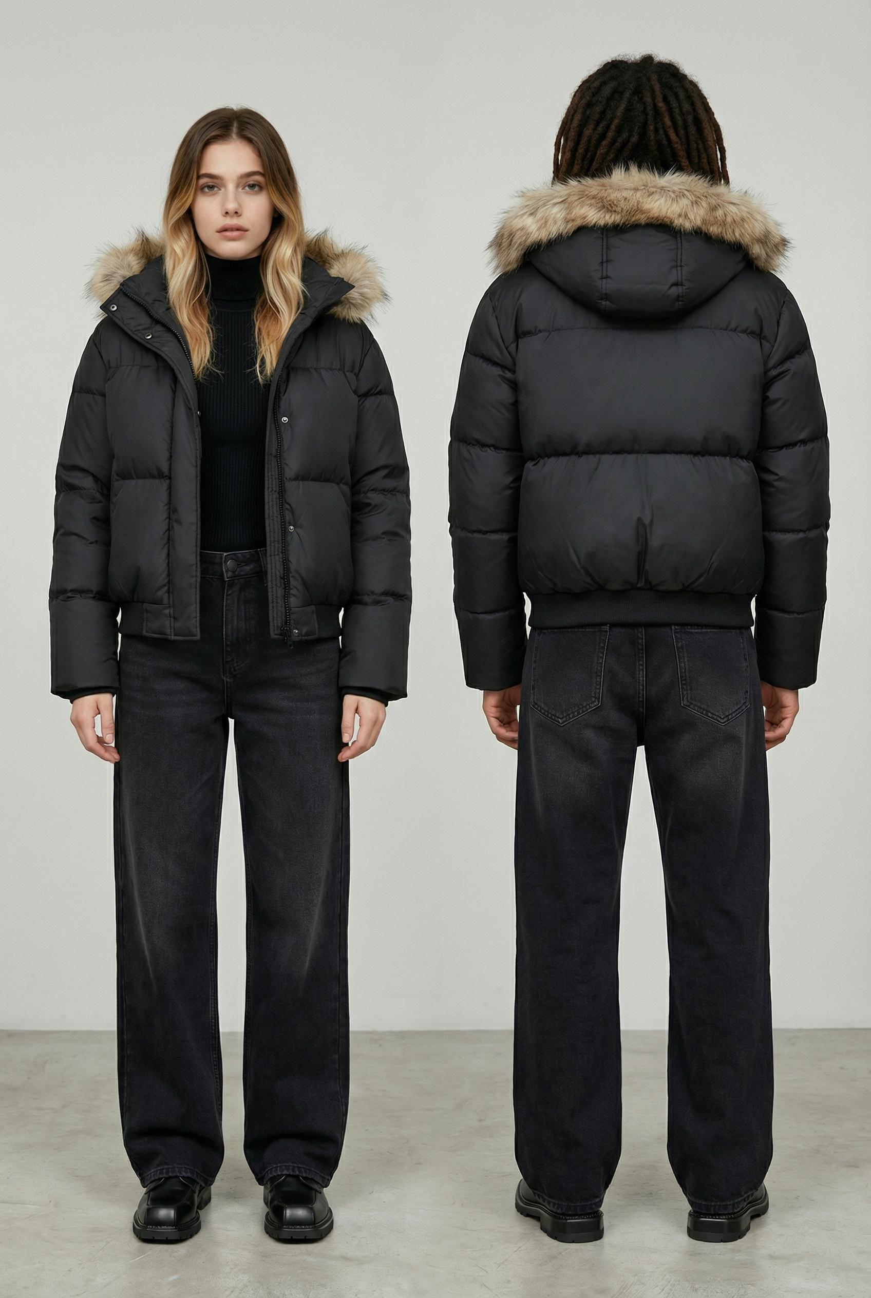 Atalanta Cloud Jacket Black