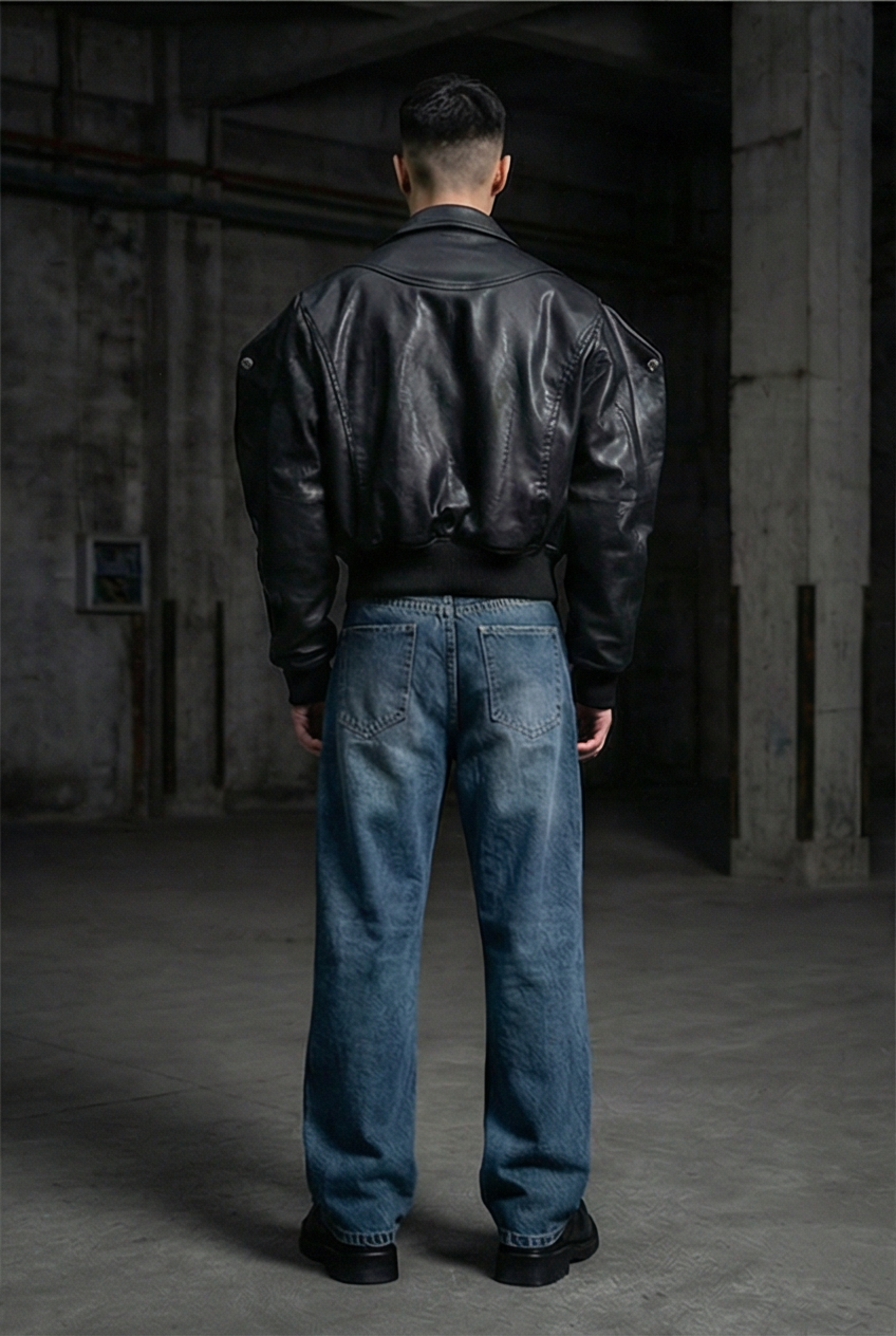 Themes Biker Leather Jacket