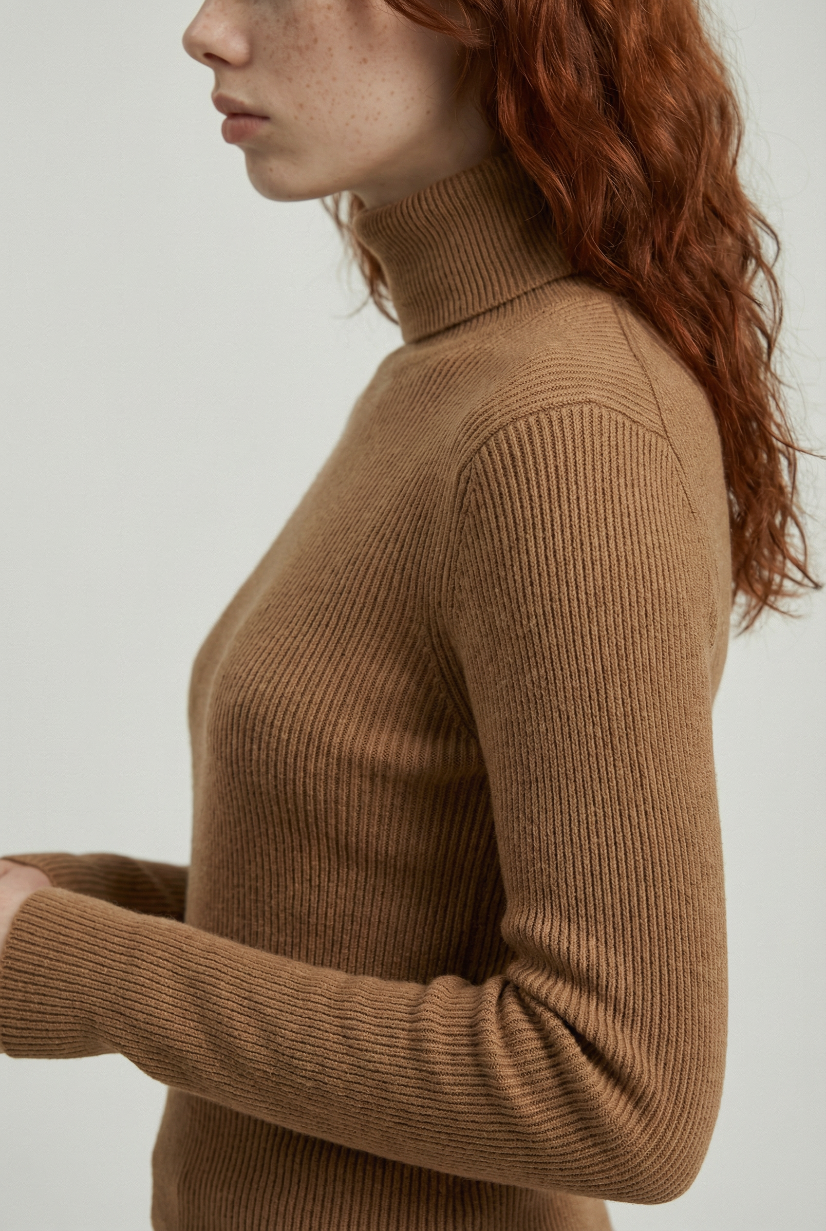 Thickened Turtleneck Camel