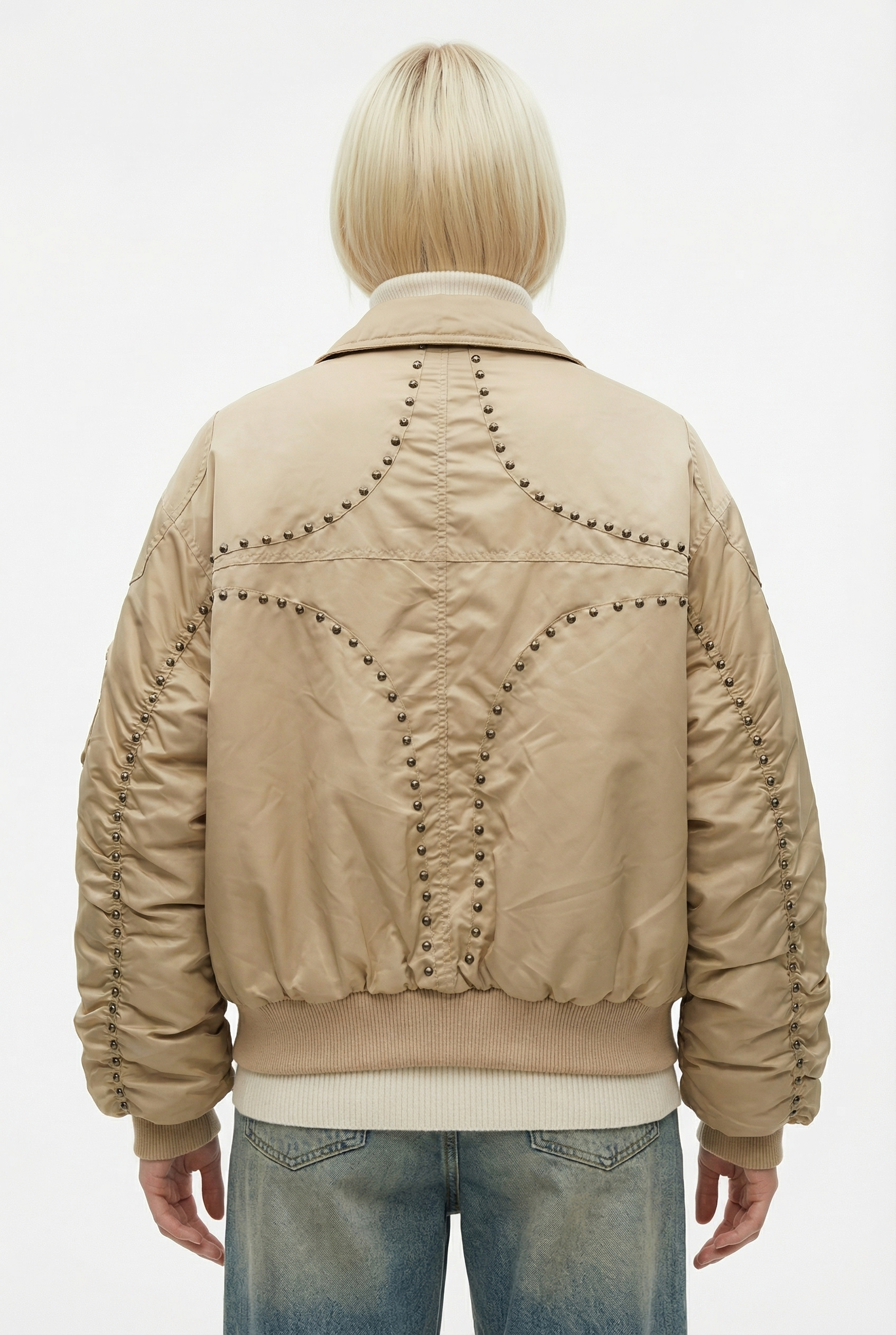 Hyperion Studdet Bomber Jacket