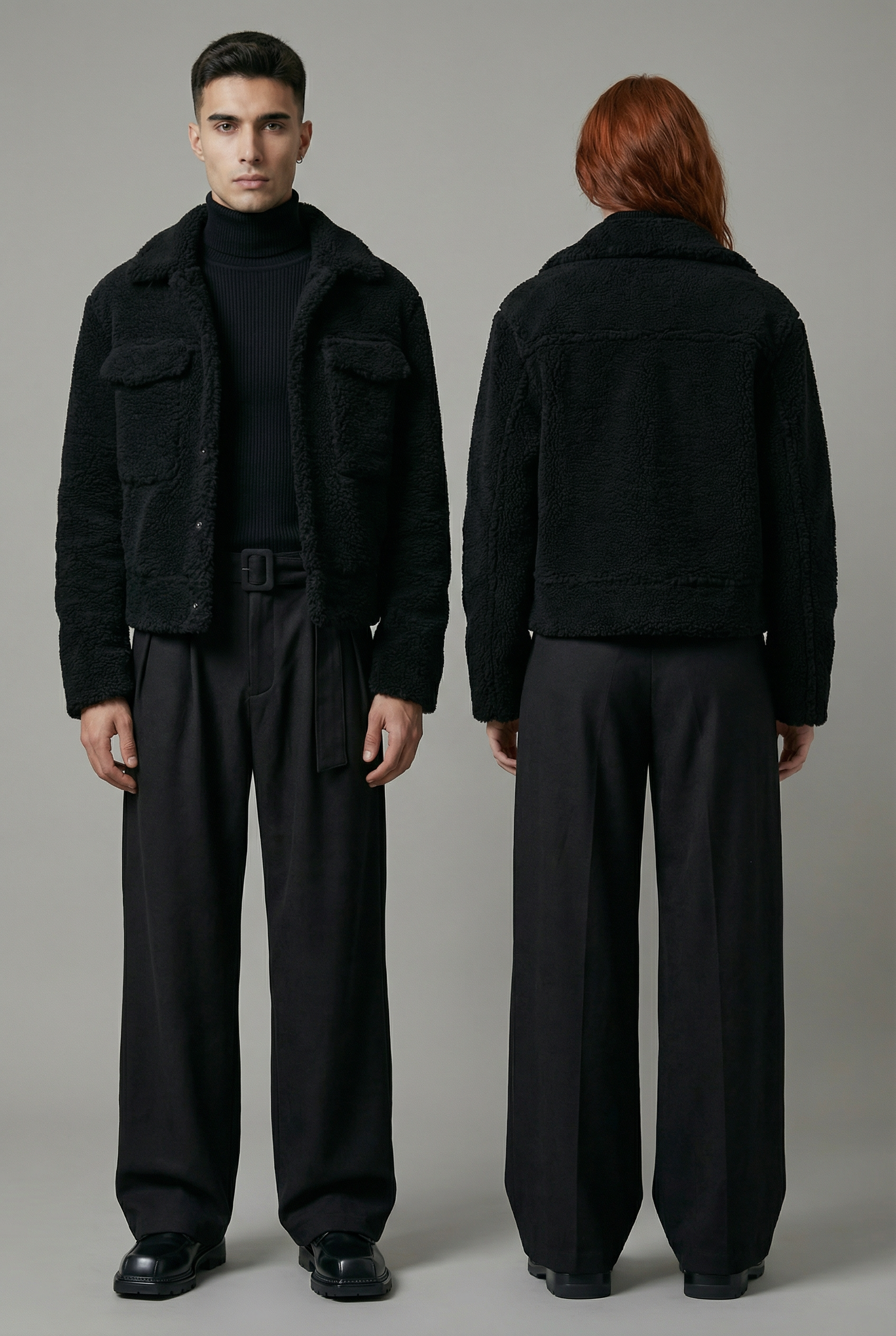 Herakles Fleece Bomber Jacket