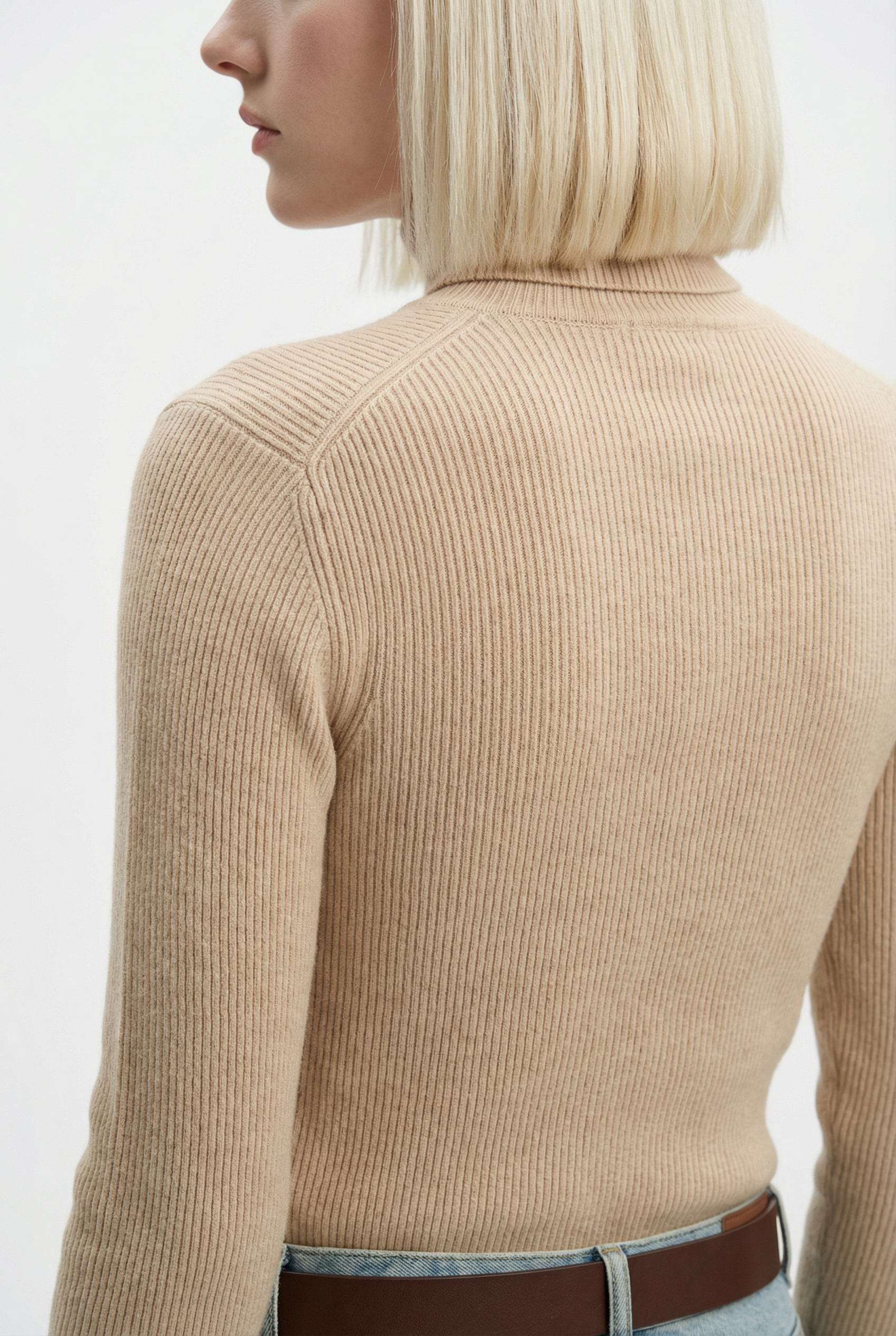 Thickened Turtelneck Sand