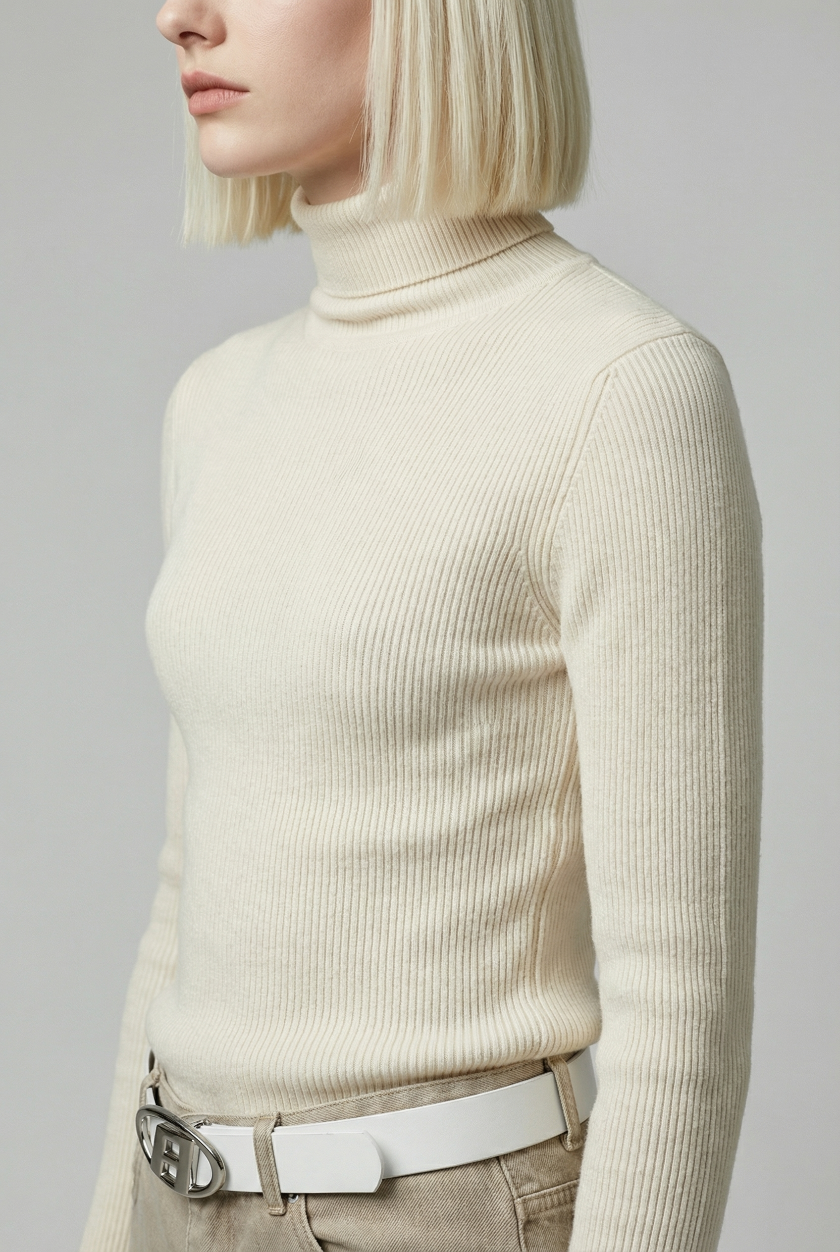 Thickened Turtleneck Cream