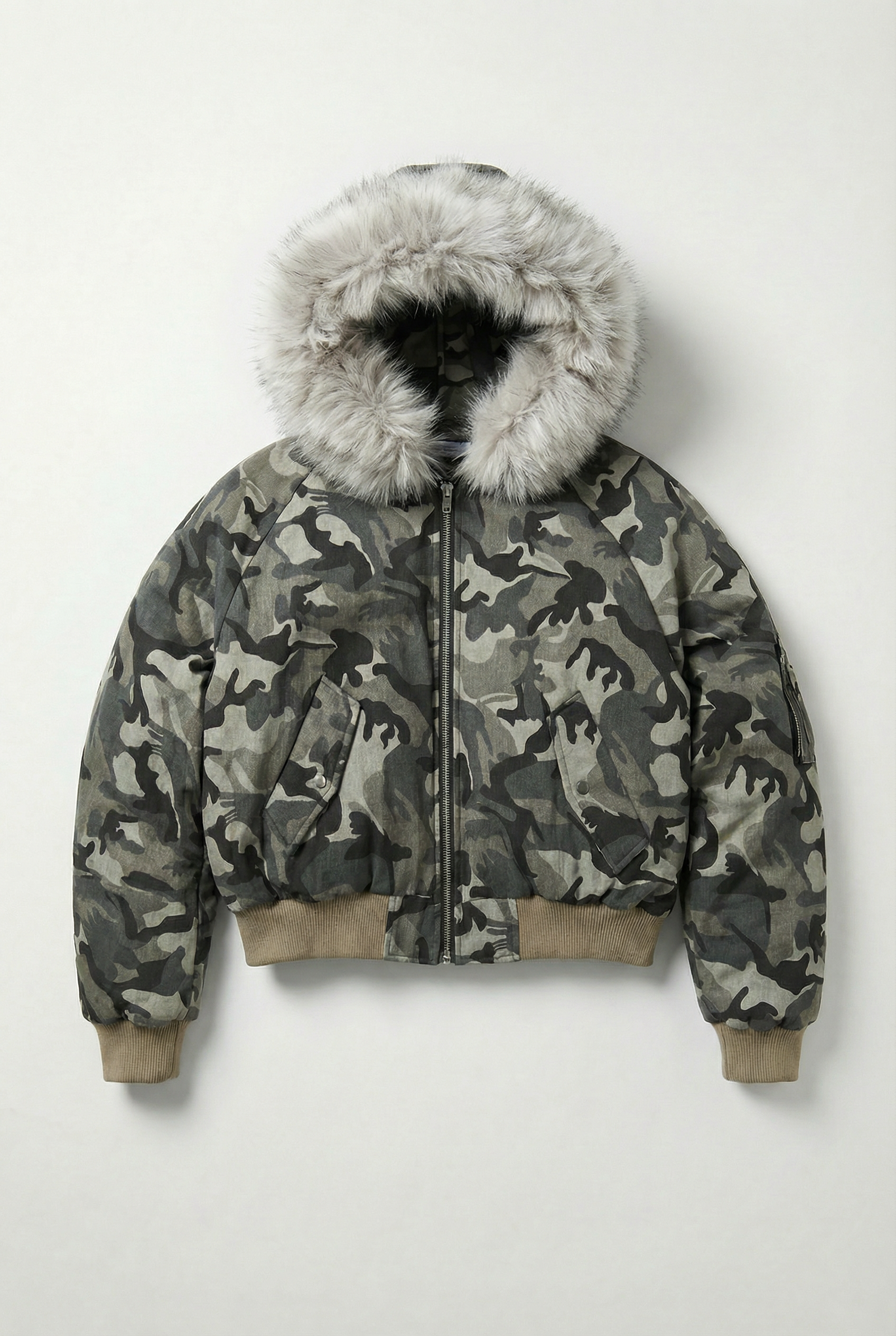 Arktos Camouflage Hooded Bomber