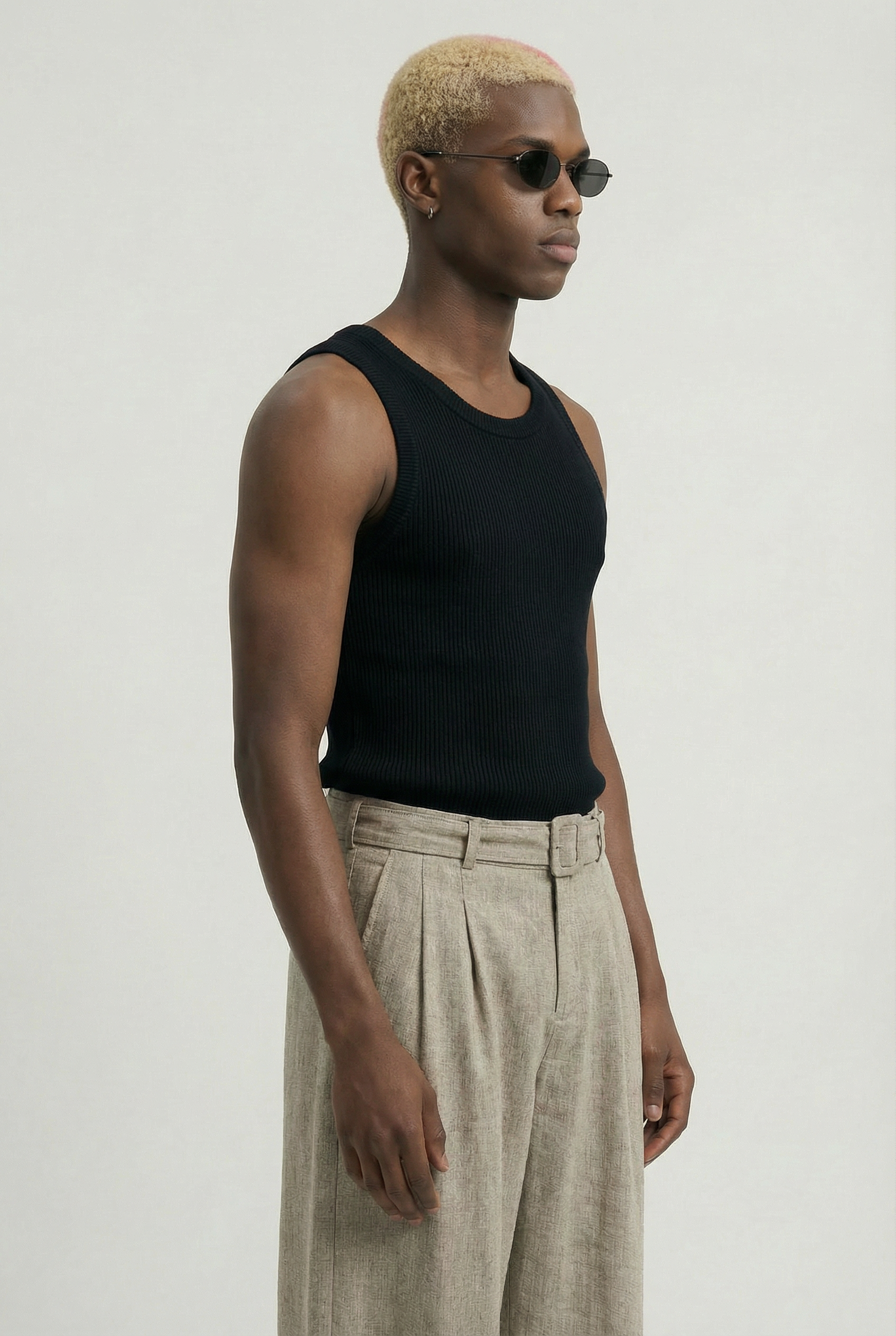 Thickened Tank Top Black