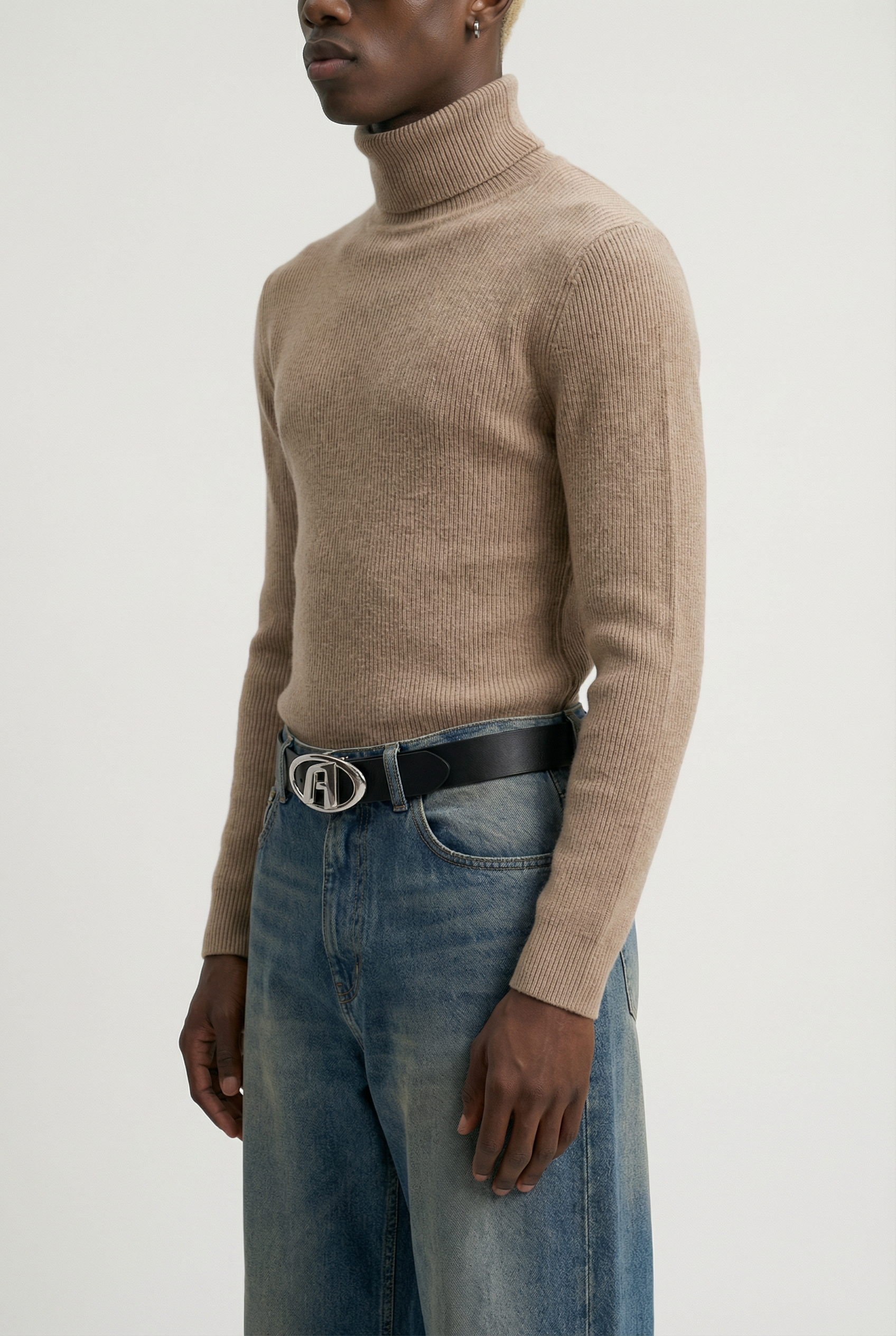 Thickened Turtleneck Taupe