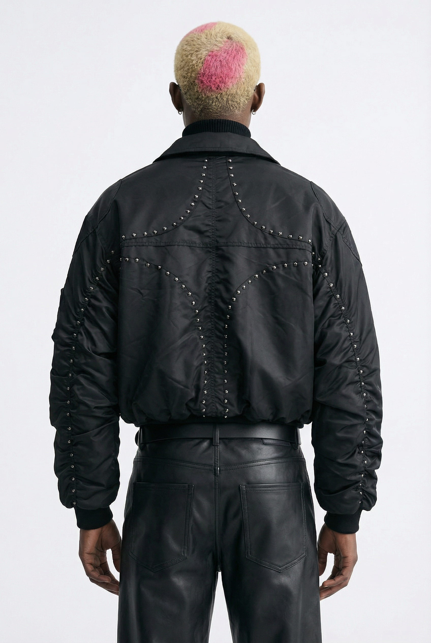 Hyperion Studdet Bomber Jacket