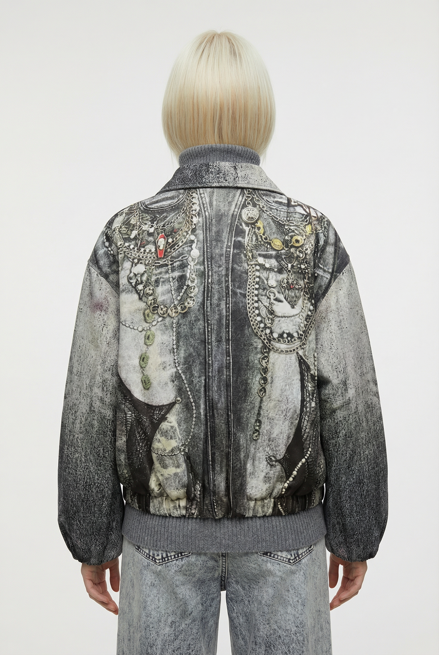 Hefestos Denim Bomber Jacket