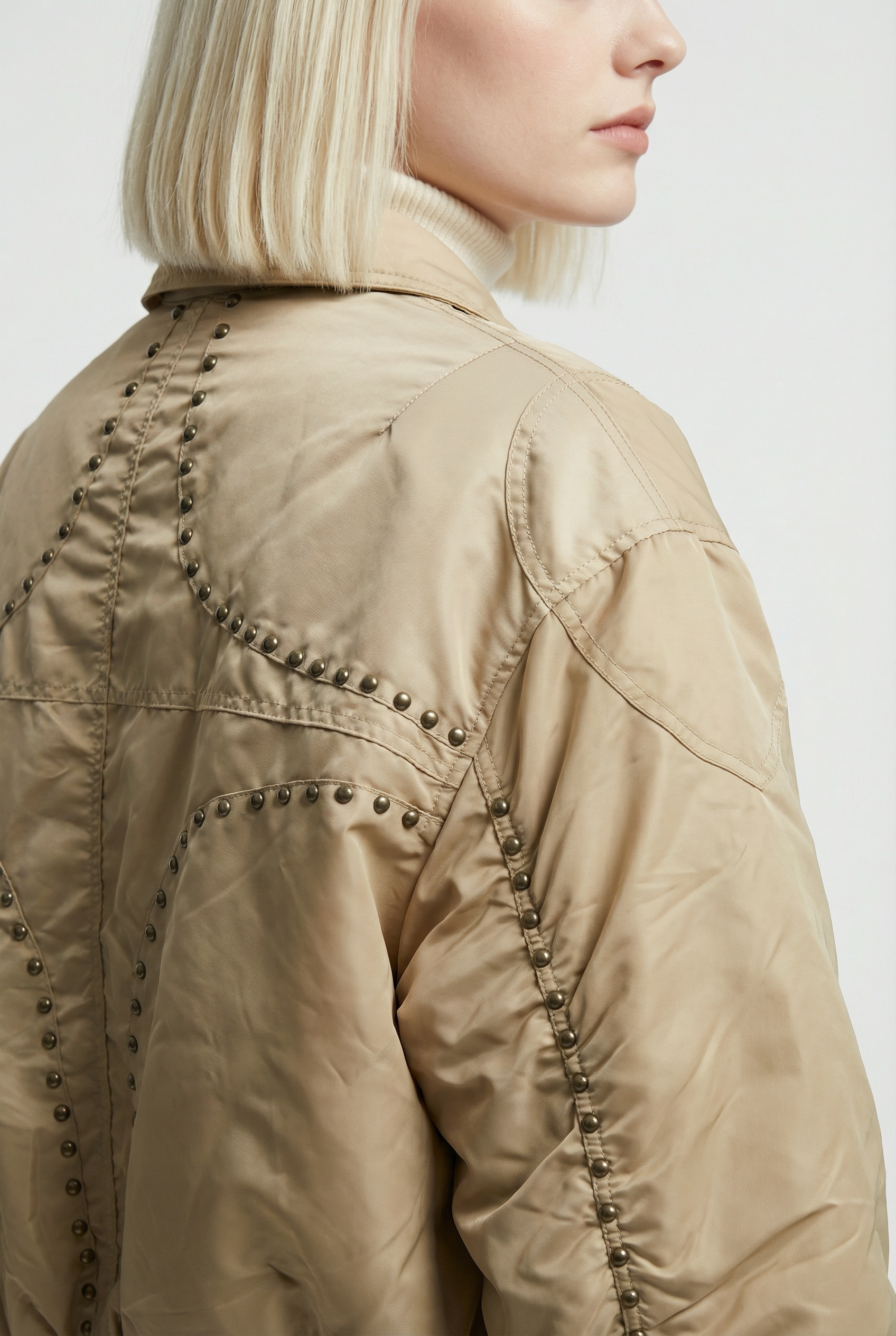 Hyperion Studdet Bomber Jacket