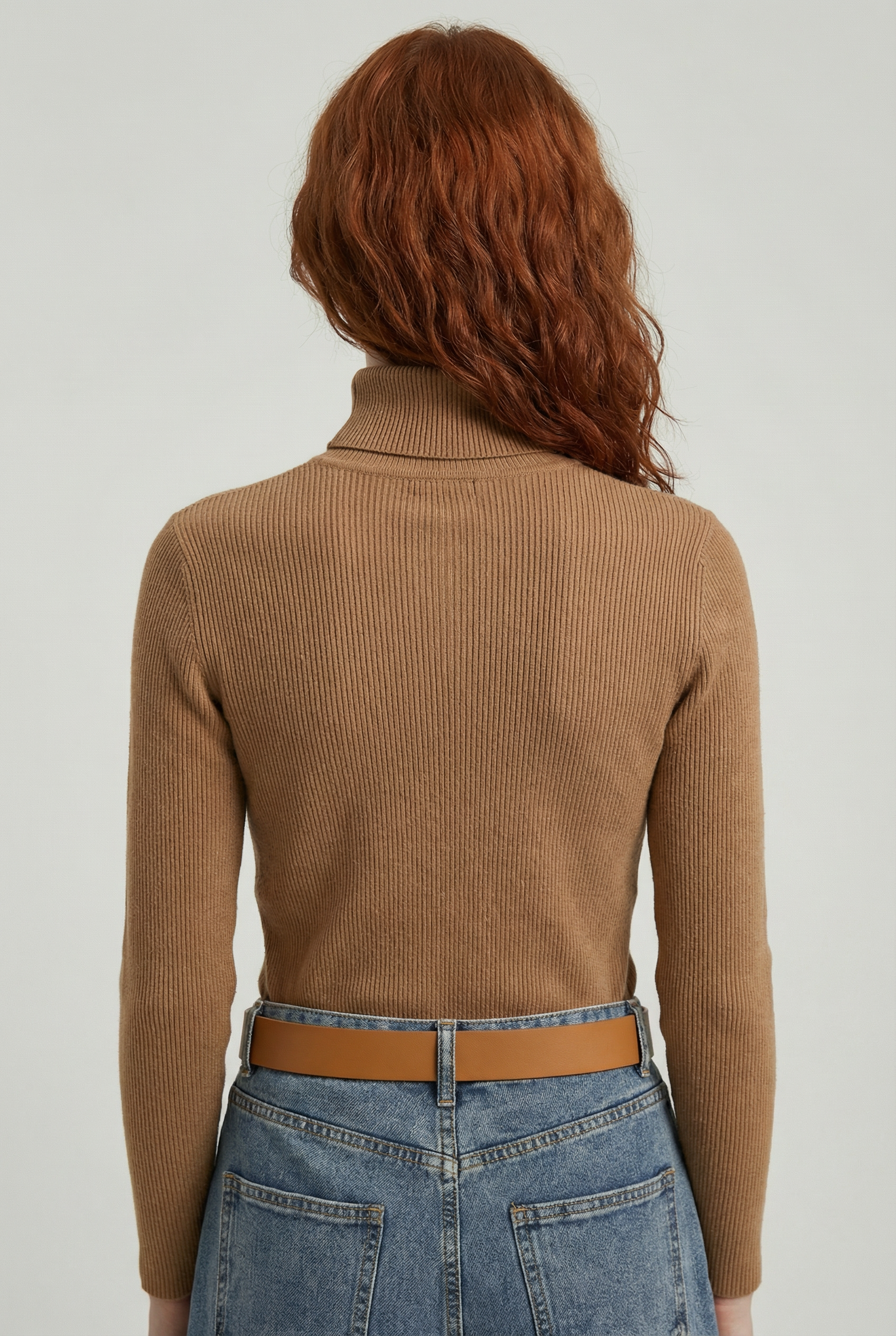Thickened Turtleneck Camel