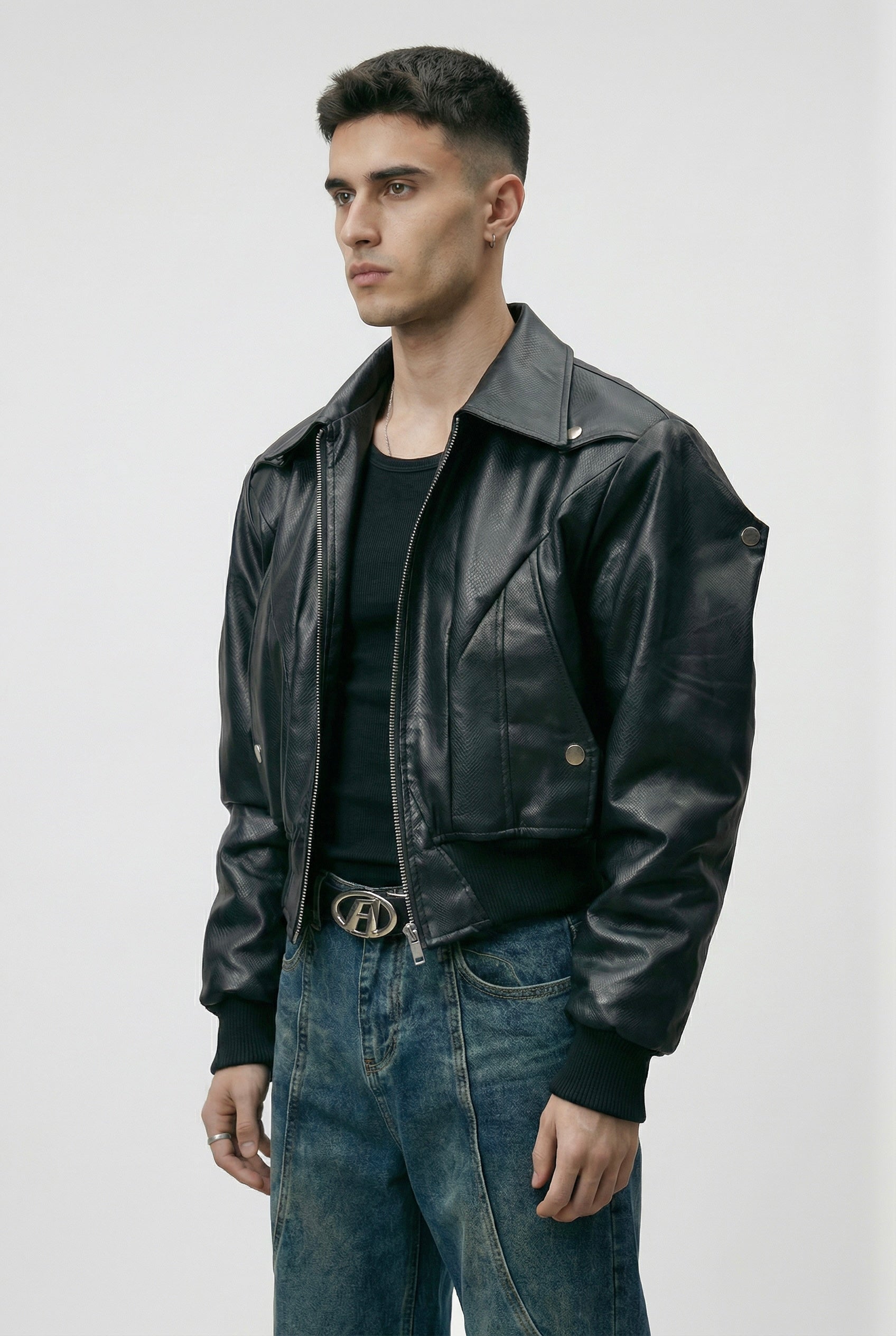 Themes Biker Leather Jacket