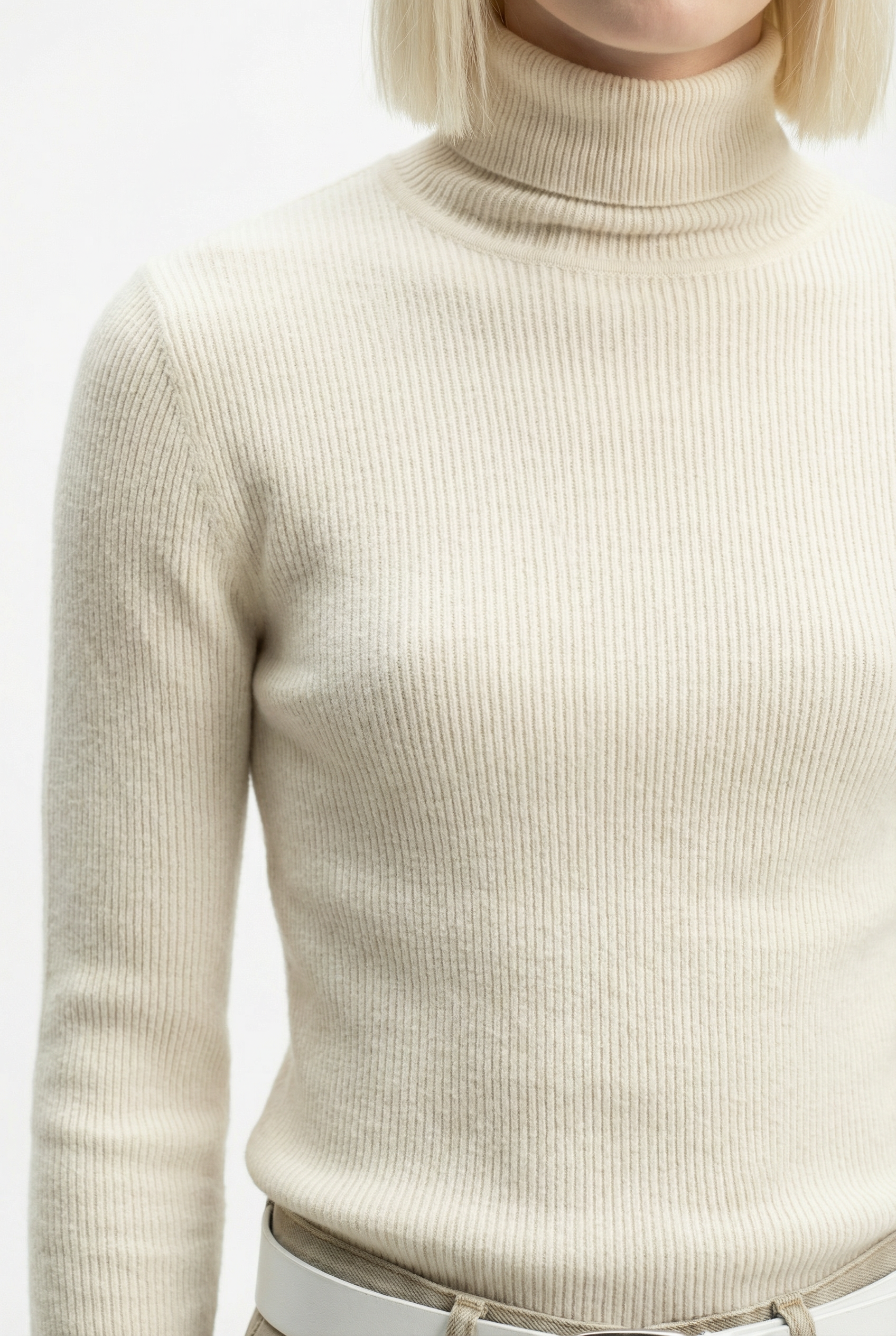 Thickened Turtleneck Cream