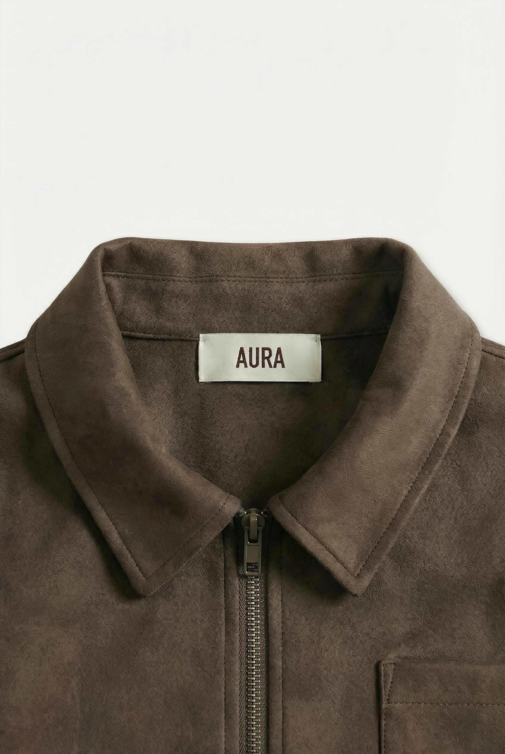 Mocca Washed Leather Jacket