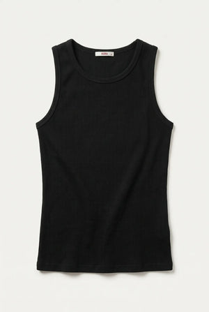 Essential Tank Top – Schwarz