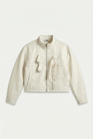 Utility Leather Jacket