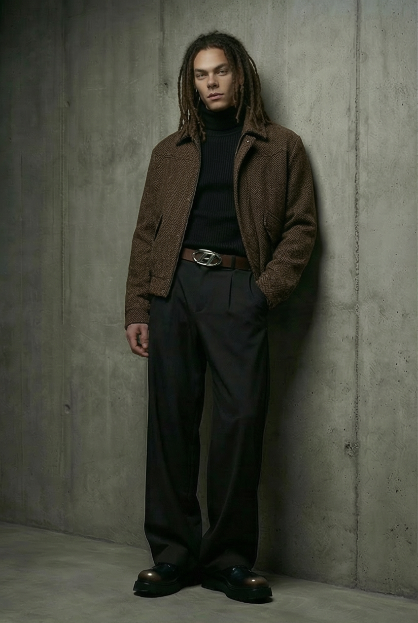 Gaia Harringbone Jacket