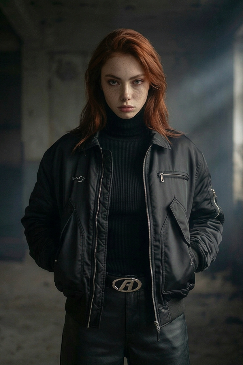 Hyperion studdet bomber jacket