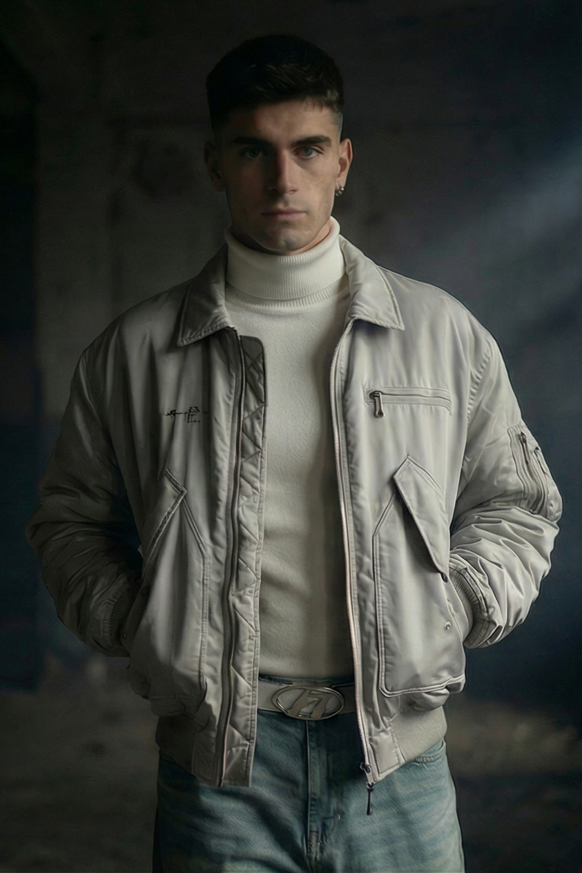 Hyperion studdet bomber jacket