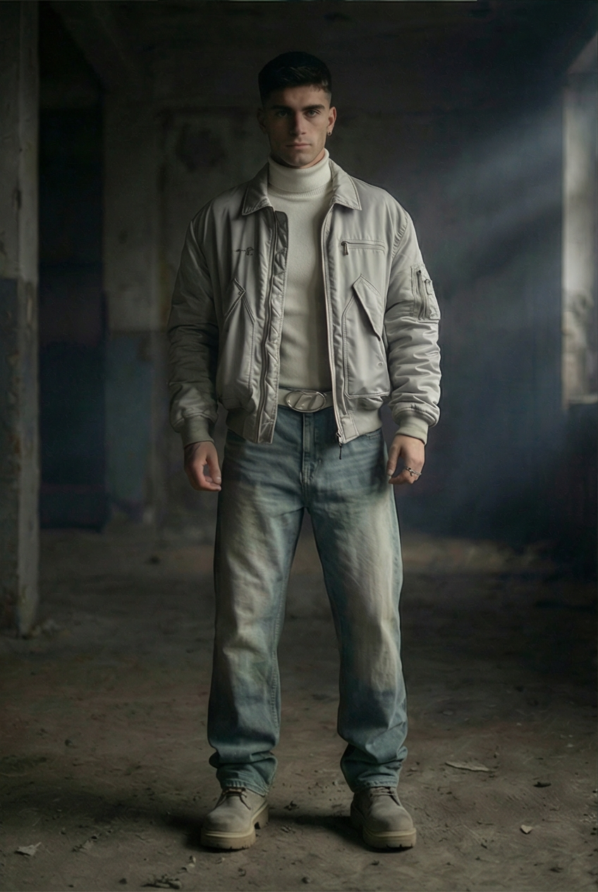 Hyperion studdet bomber jacket