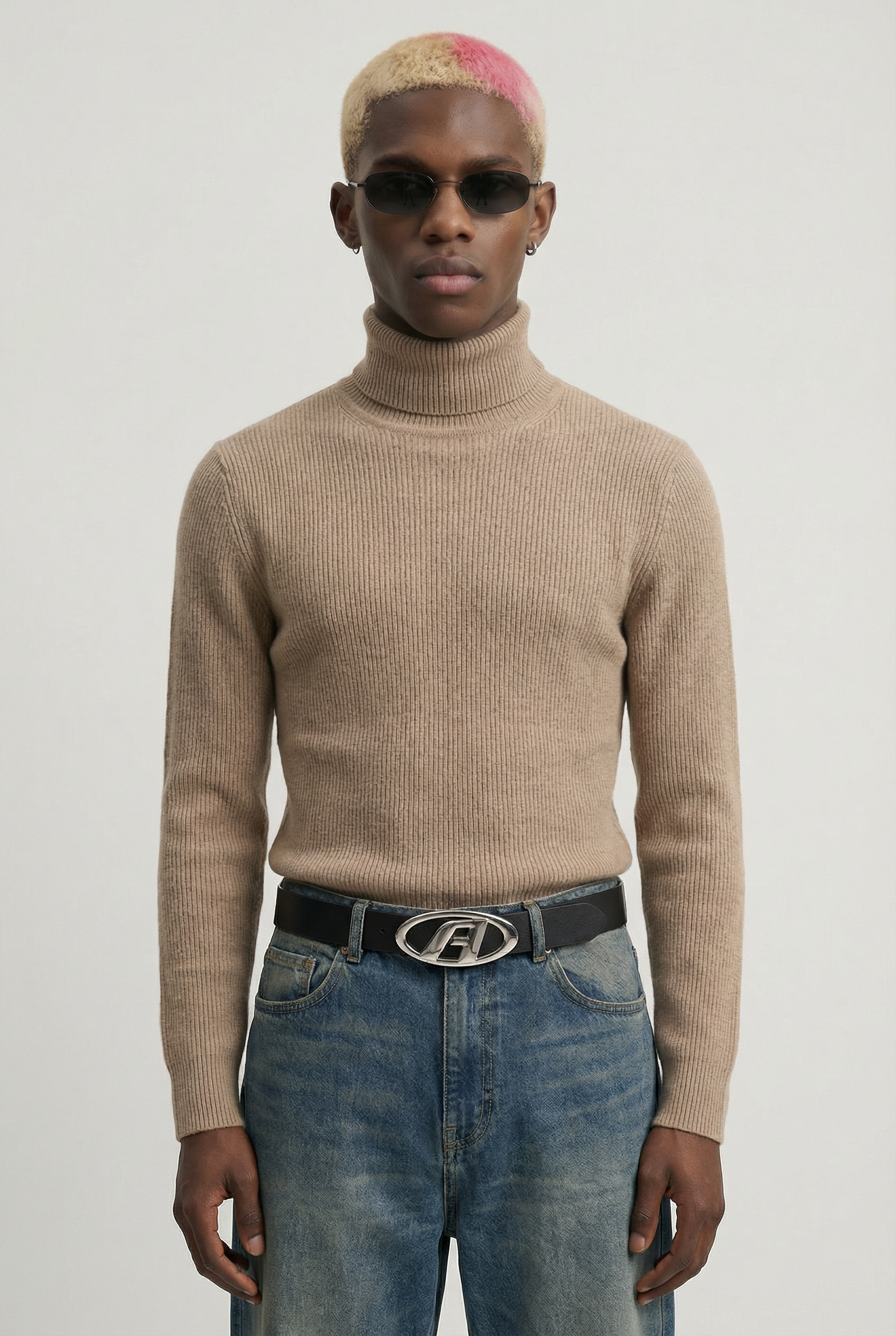 Thickened Turtleneck Taupe