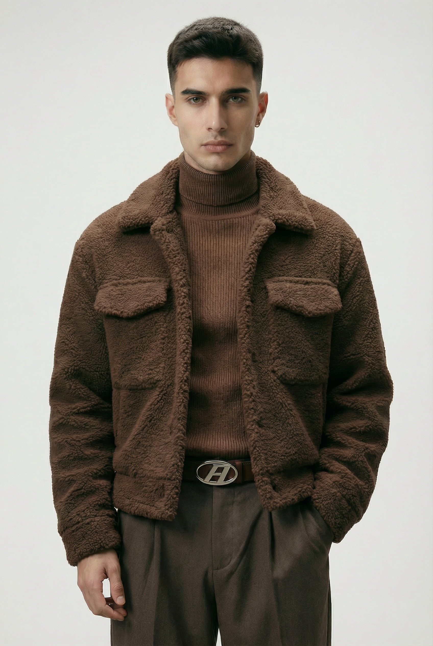 Herakles Fleece Bomber Jacket