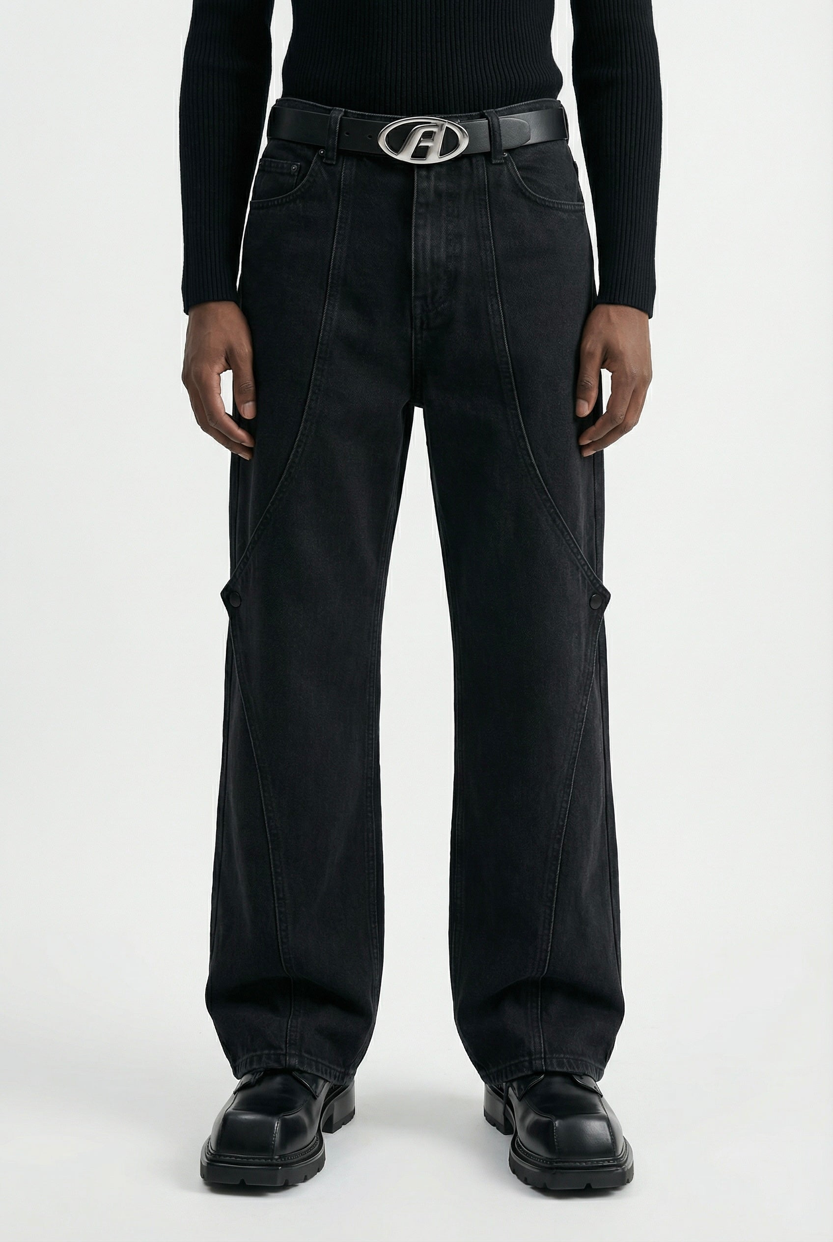 Hera Denim Pants Black