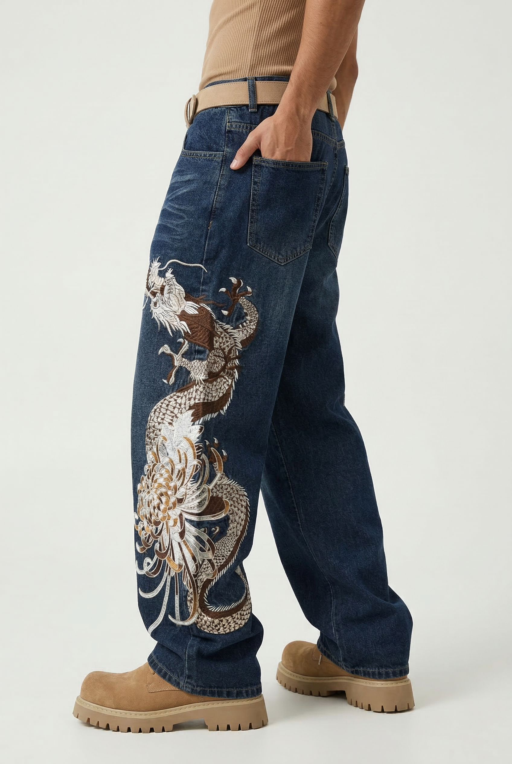 Brown Dragon Denim