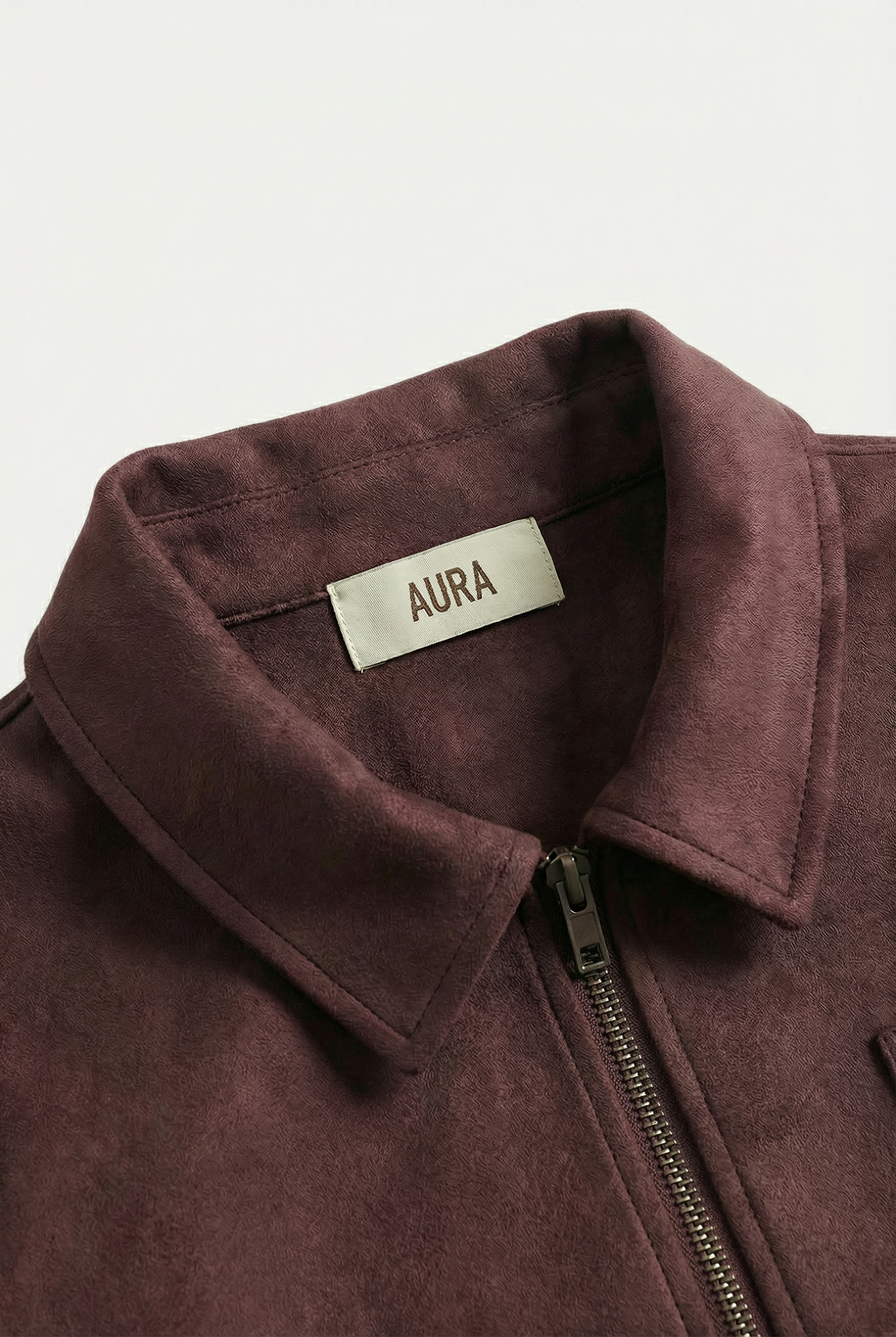 Wine Washed Leather Jacket