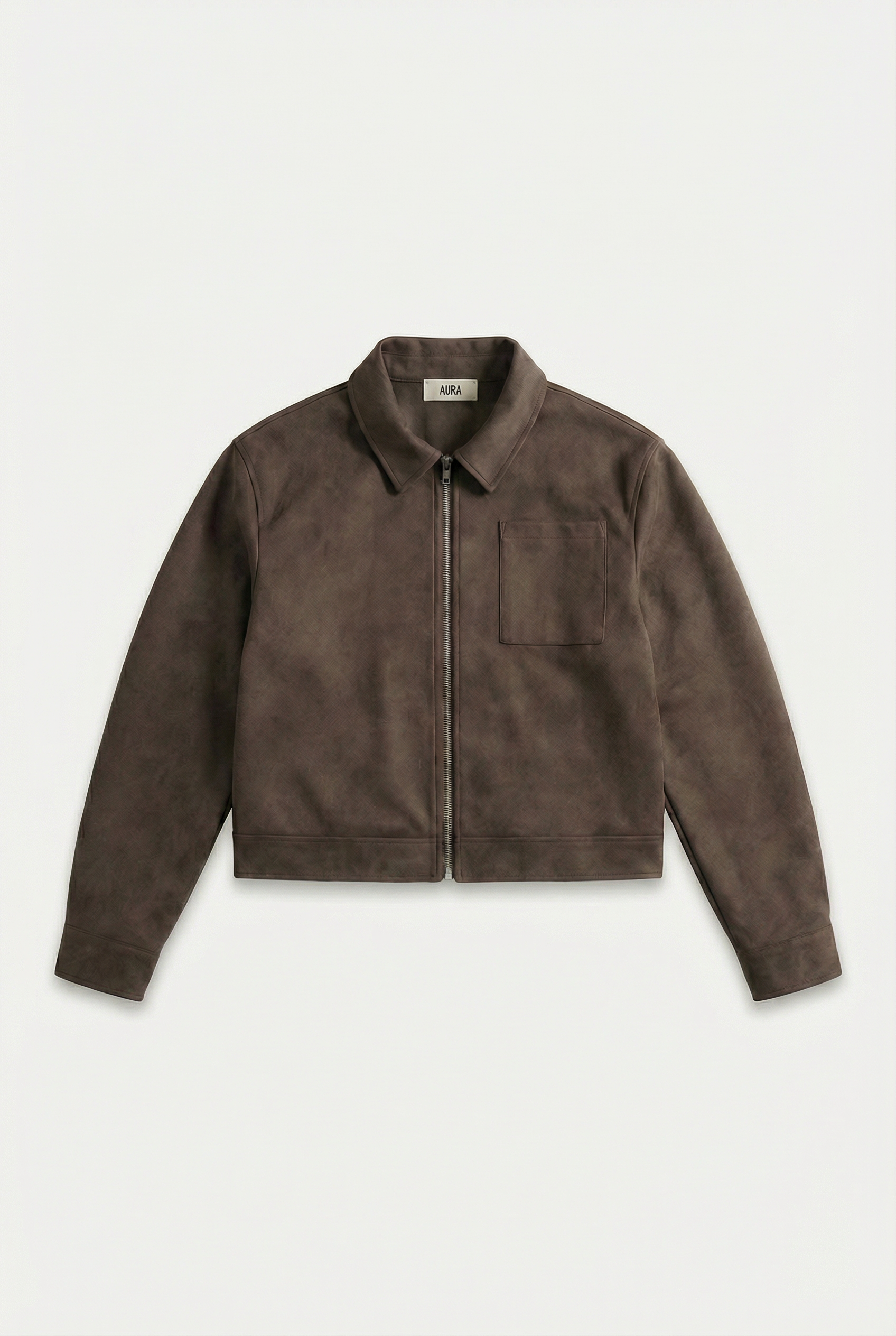 Mocca Washed Leather Jacket