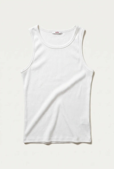 Essential Tank Top – Weiß