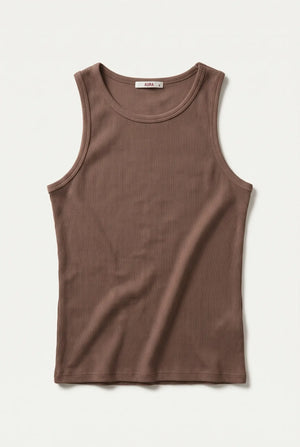 Essential Tank Top – Hellbraun