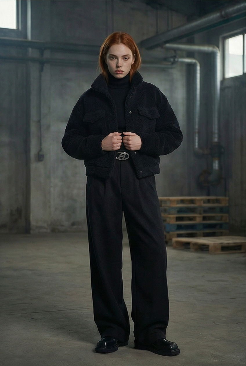 Herakles Fleece Bomber Jacket