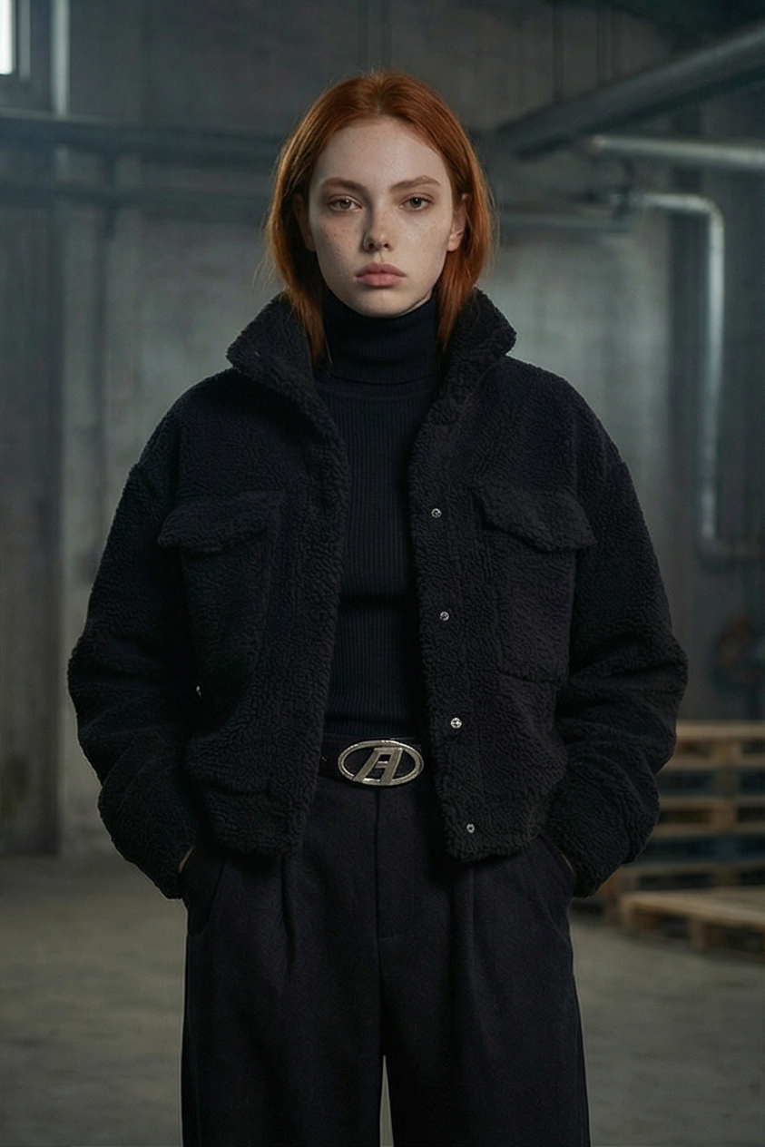 Herakles Fleece Bomber Jacket