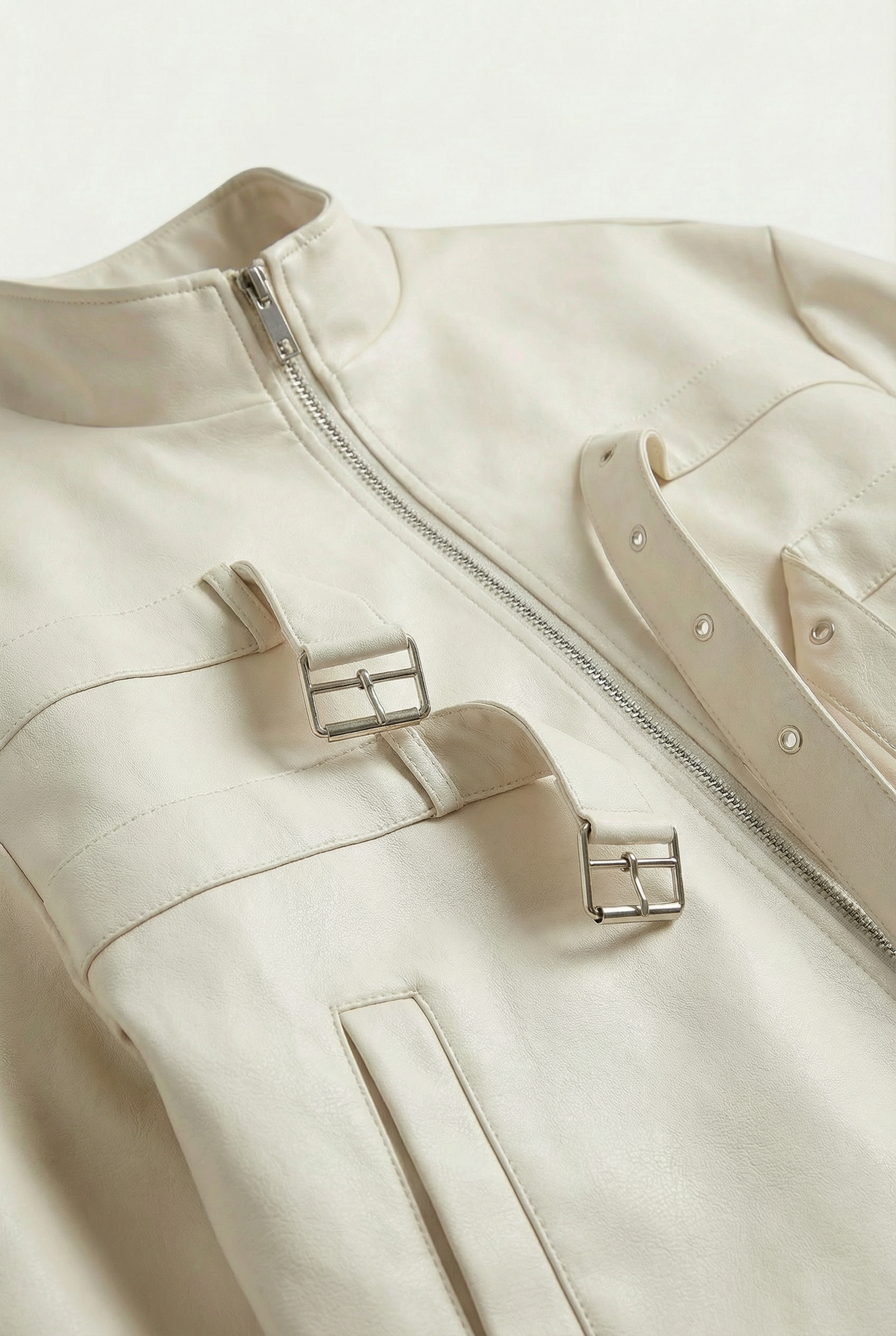 Utility Leather Jacket