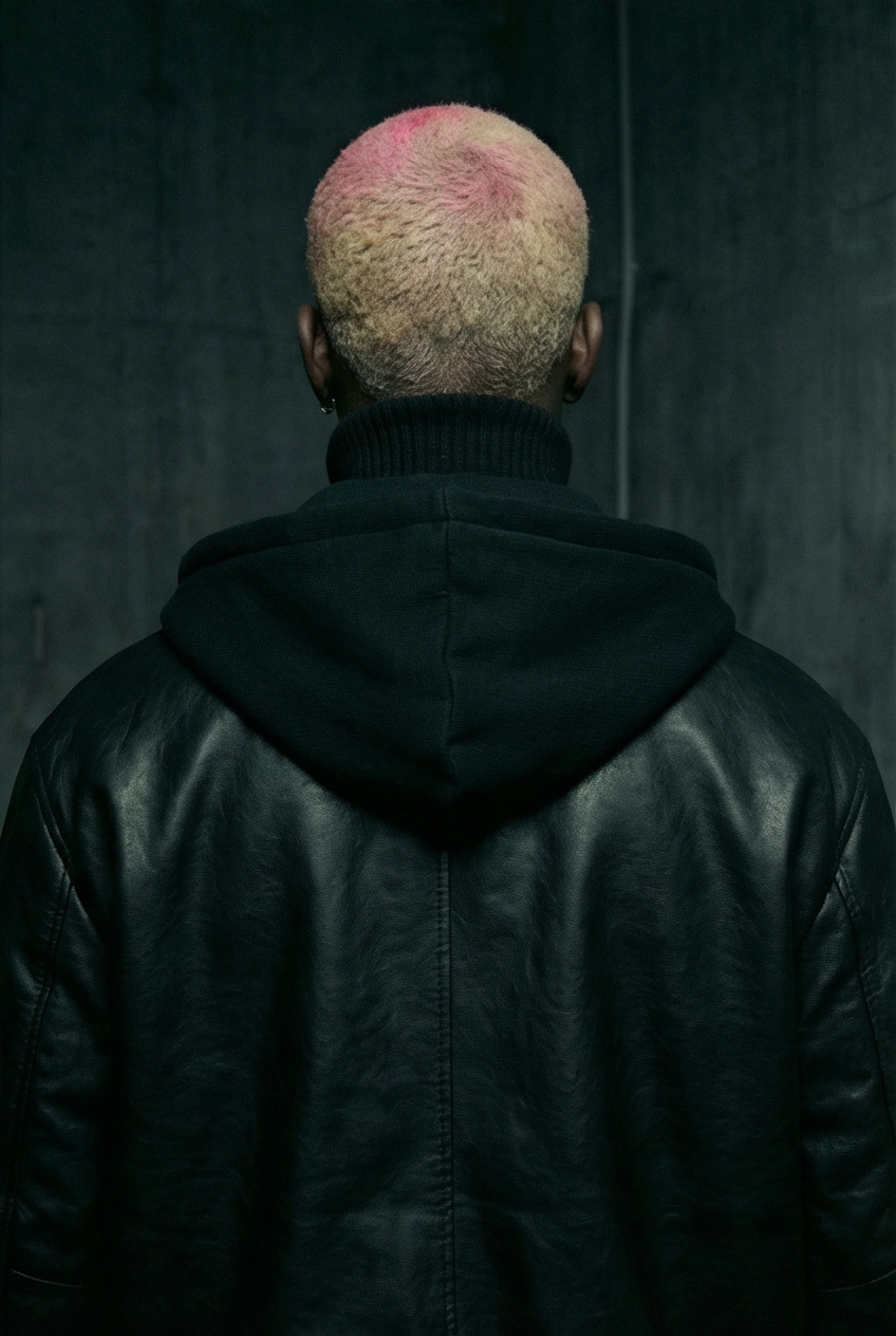 Afrodithe Hooded Leather Bomber