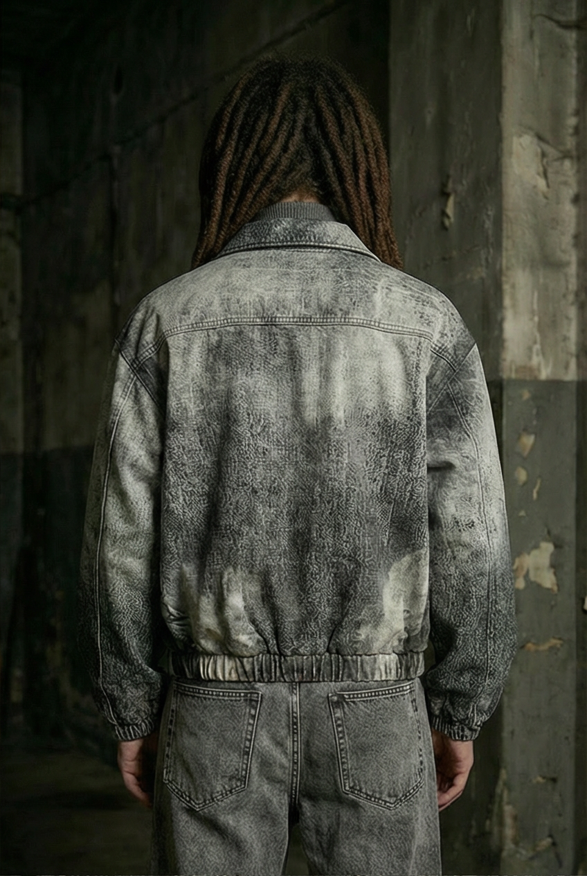 Hefestos Denim Bomber Jacket