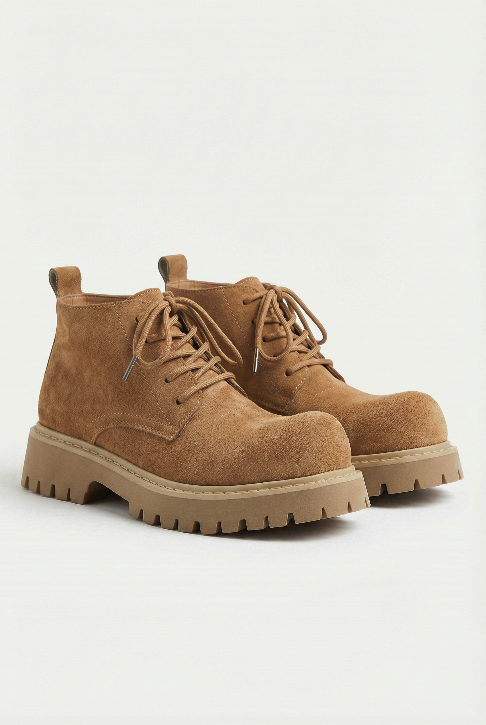 Suede Derby Boots