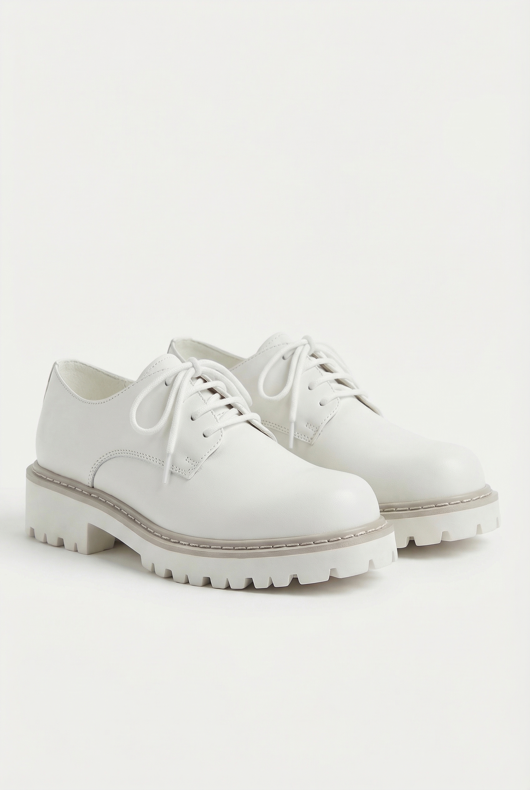 White Derby Boots