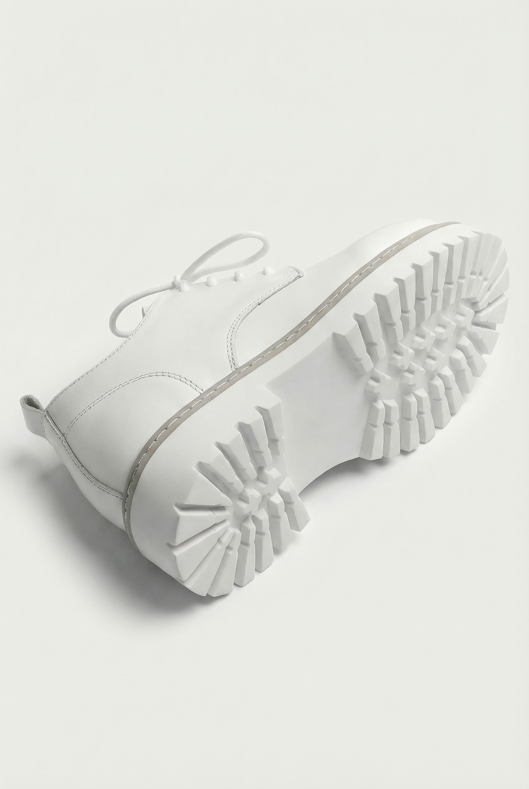 White Derby Boots
