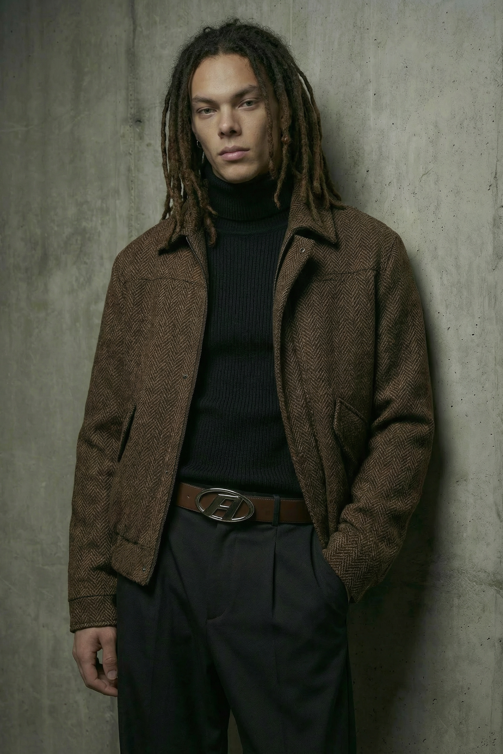 Gaia Harringbone Jacket